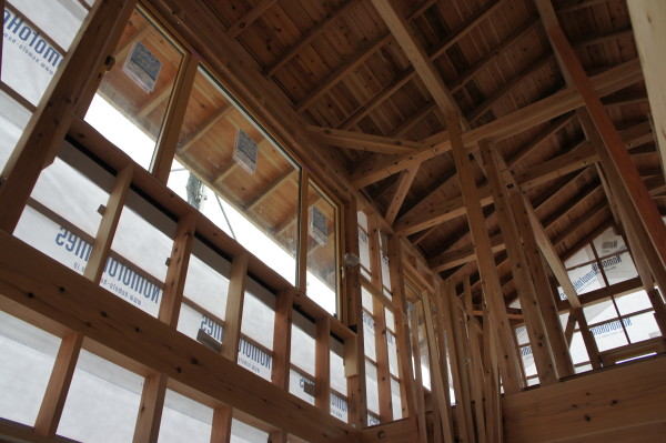 新石山の家　進んでいます！