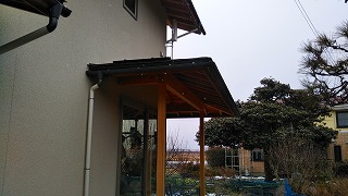 茅野山の家にて