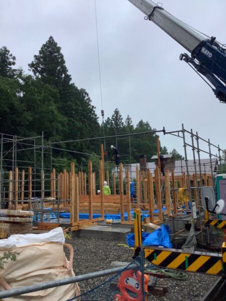 建て方にて想う。