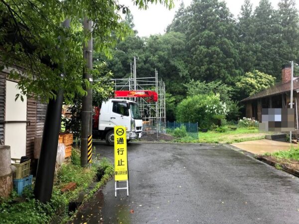 建て方が始まりました