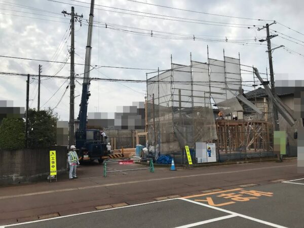 建て方を行いました