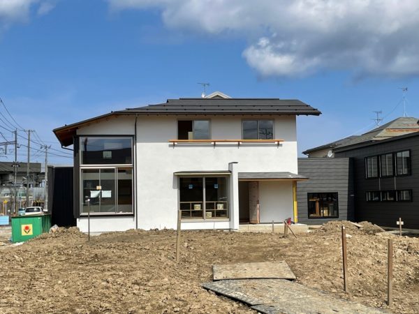 足場が外れました