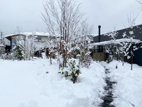 大雪だけどジョセササイズで楽しく雪かき