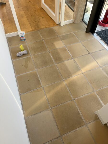 タイル掃除のbefore→after