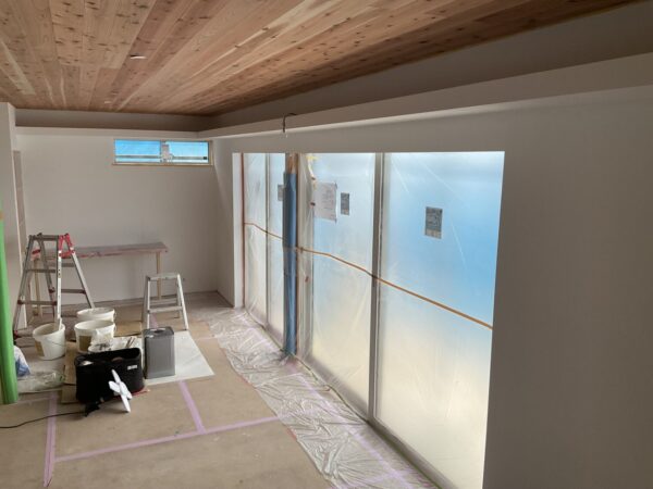 曽野木の家が完成間近です