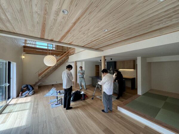 竣工検査と清掃