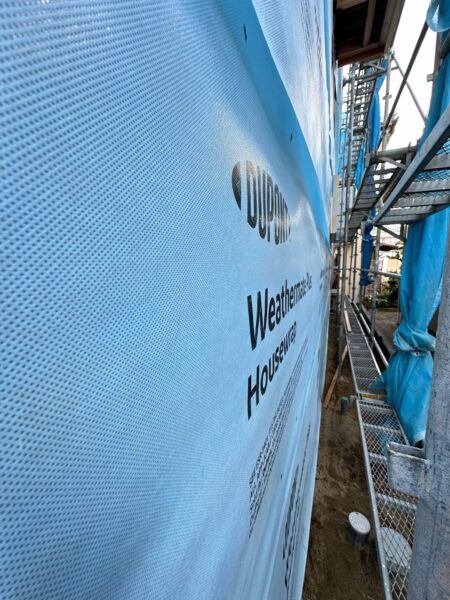 江南の家　現場レポー防水下地ー