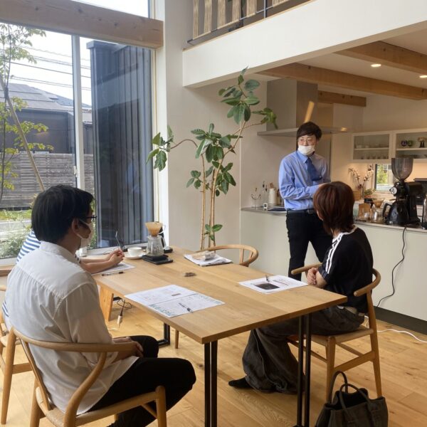 モデルハウスでハンドドリップ講座を行いました