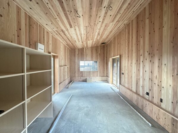 「はなれ」の工事が進んでいます！