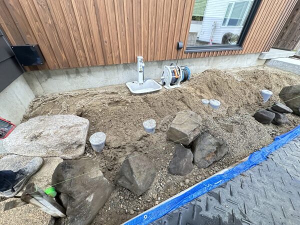 造園工事が進んでいます！