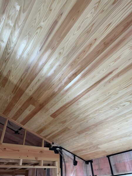 「西蒲区の家」大工工事終盤です！