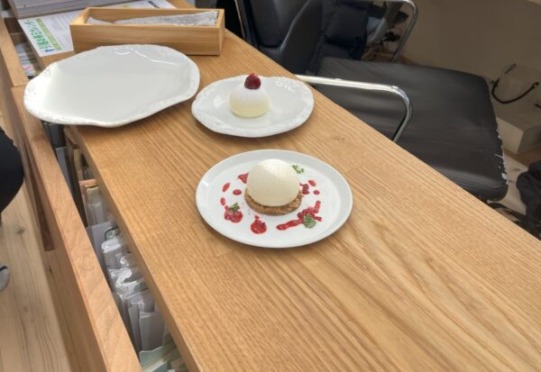 カフェ新メニューの試作