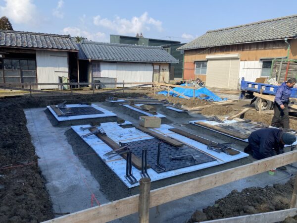 新築工事現場進捗状況