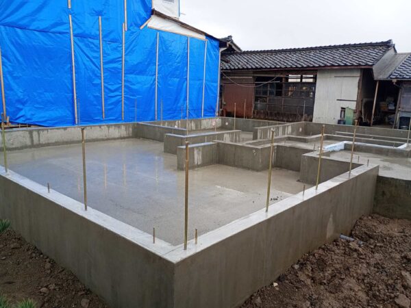 新築工事現場進捗状況②