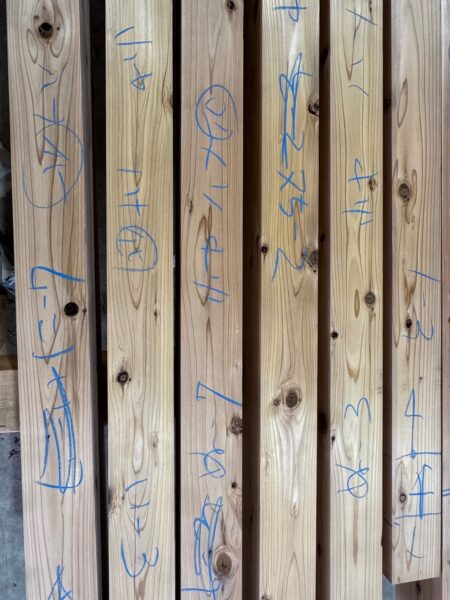 山北木材加工協同組合での木材検品報告