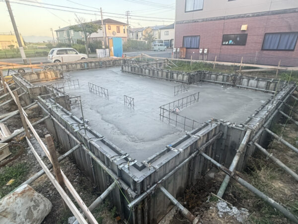 「大通黄金の家」基礎工事進捗状況②