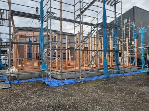 「大通黄金の家」上棟しました