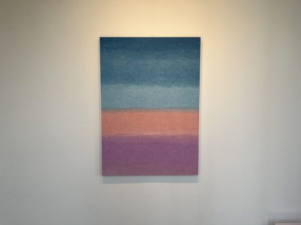 漆喰壁に映えるヴィーナスベルトのグラデーション