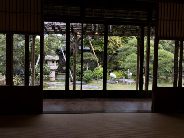 旧小澤家住宅座敷からの庭