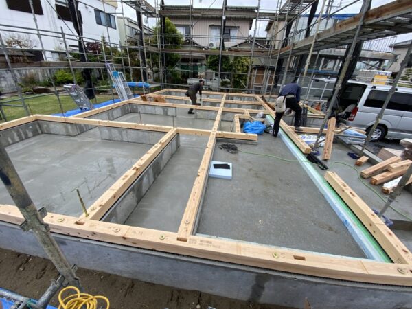 「豊栄の家」地盤改良・基礎工事～上棟まで