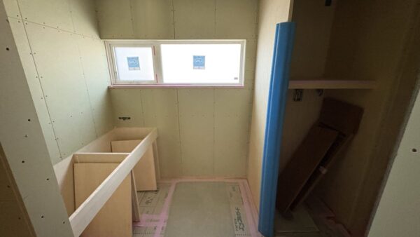 「豊栄の家」外壁工事・木工事完了