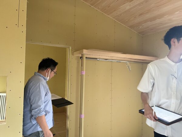 「水原の家」木完検査