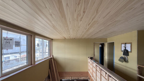 「豊栄の家」大工工事大詰め