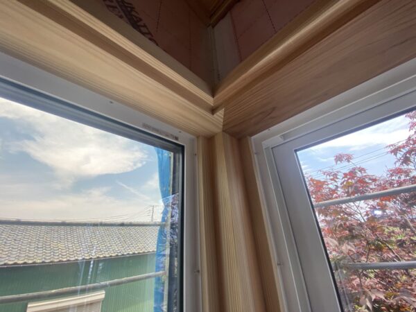 「水原の家」大工工事大詰め