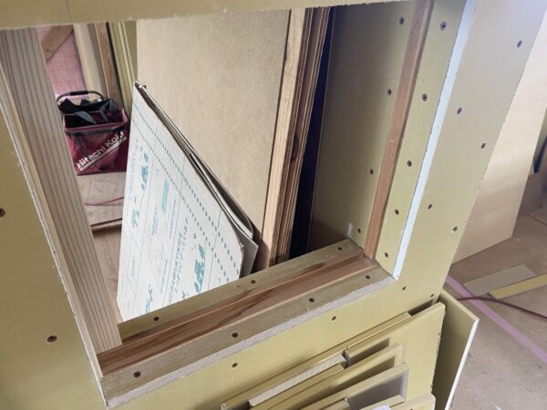 「水原の家」大工工事大詰め