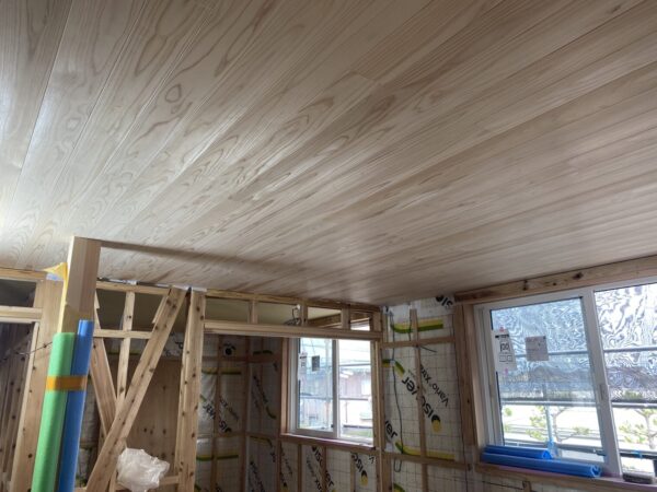 「豊栄の家」外壁工事・木工事完了