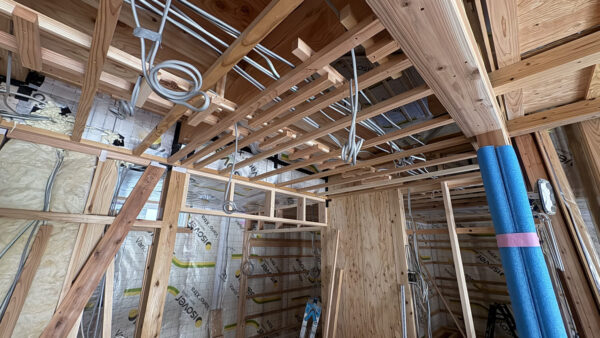 「牡丹山の家Ⅱ」木工事