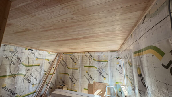 「牡丹山の家Ⅱ」木工事