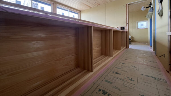 「豊栄の家」大工工事大詰め