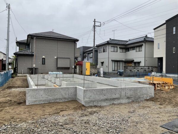 「牡丹山の家」基礎工事終了