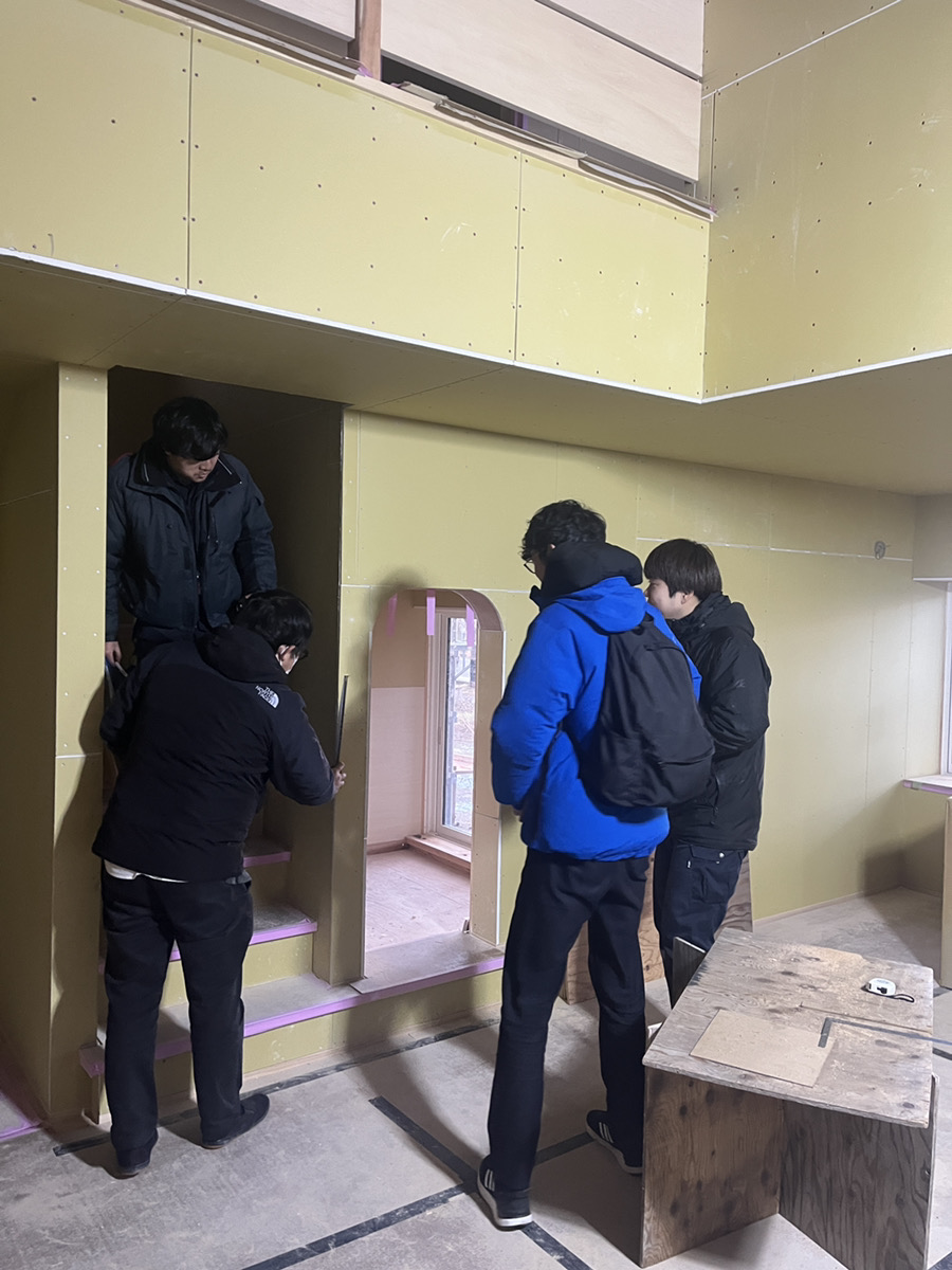 「大通黄金の家」木完検査