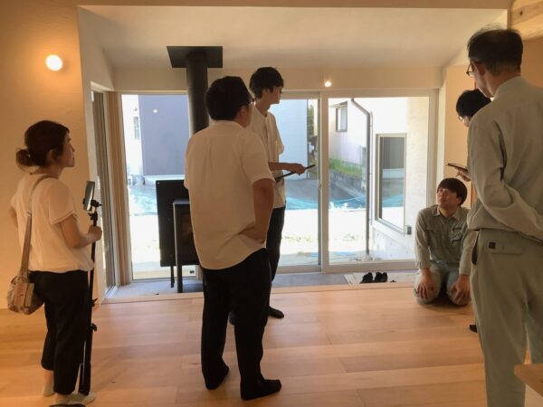 「牡丹山の家」竣工検査