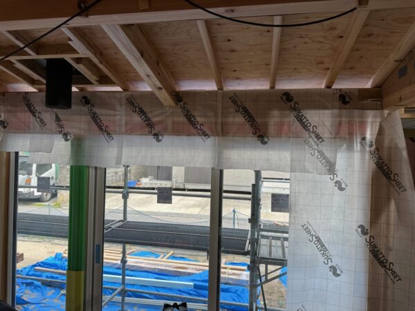 「牡丹山の家」内部断熱工事中