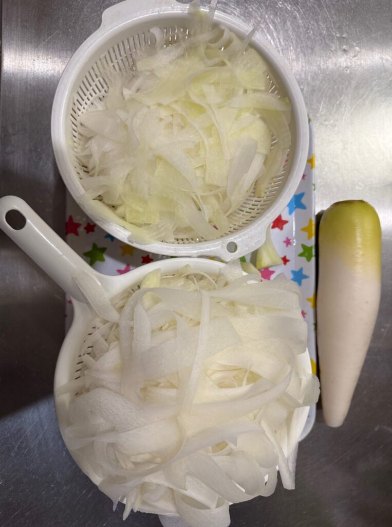 「HARUMACHIガーデン」で作った切干大根