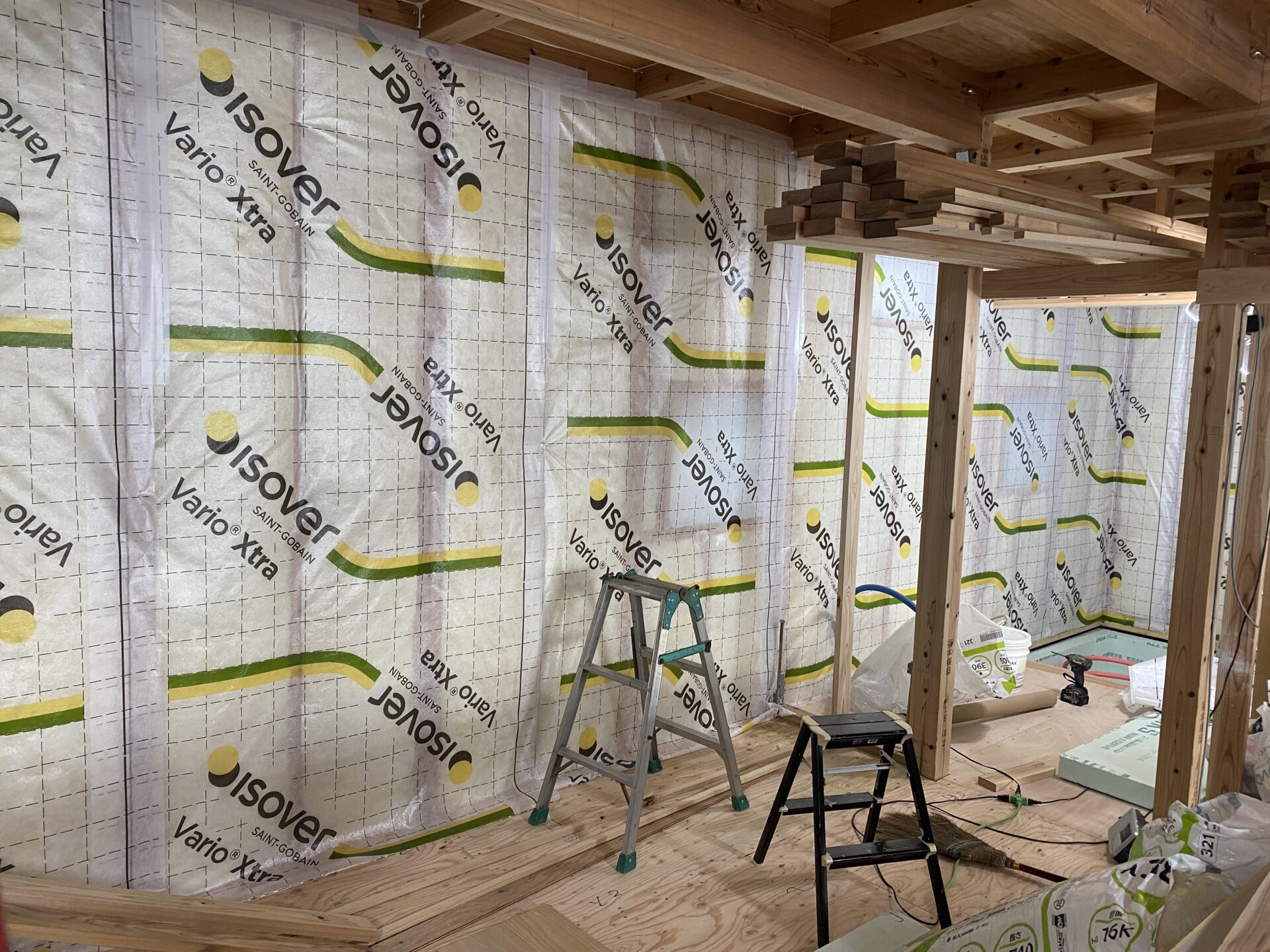 【早通の家】断熱・気密工事工事