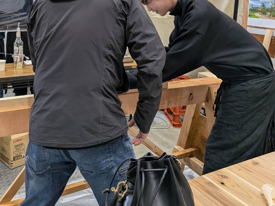 新潟カフェフェス,鉋がけ体験