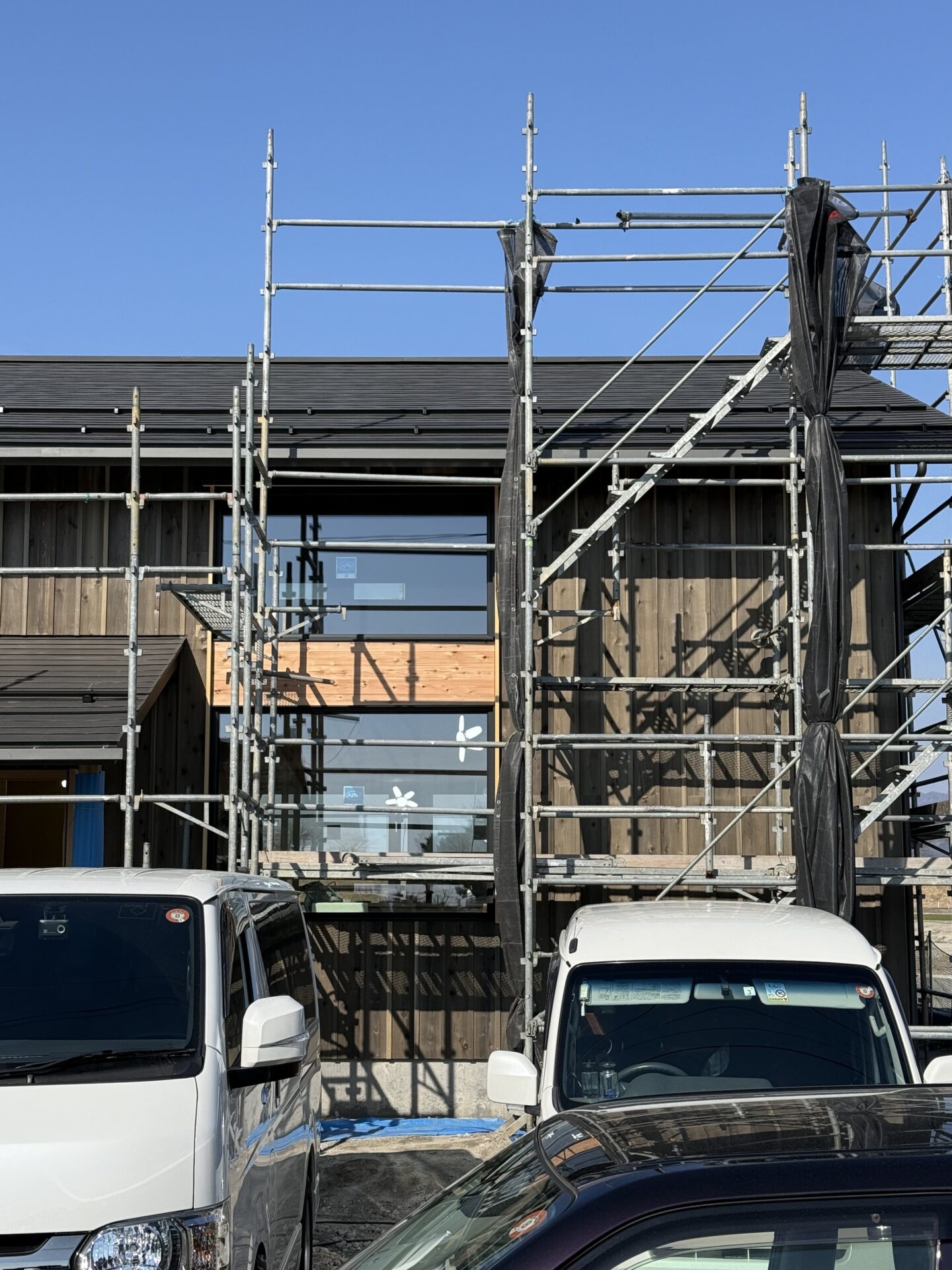 「借景を楽しむ新発田の家」工事の進捗