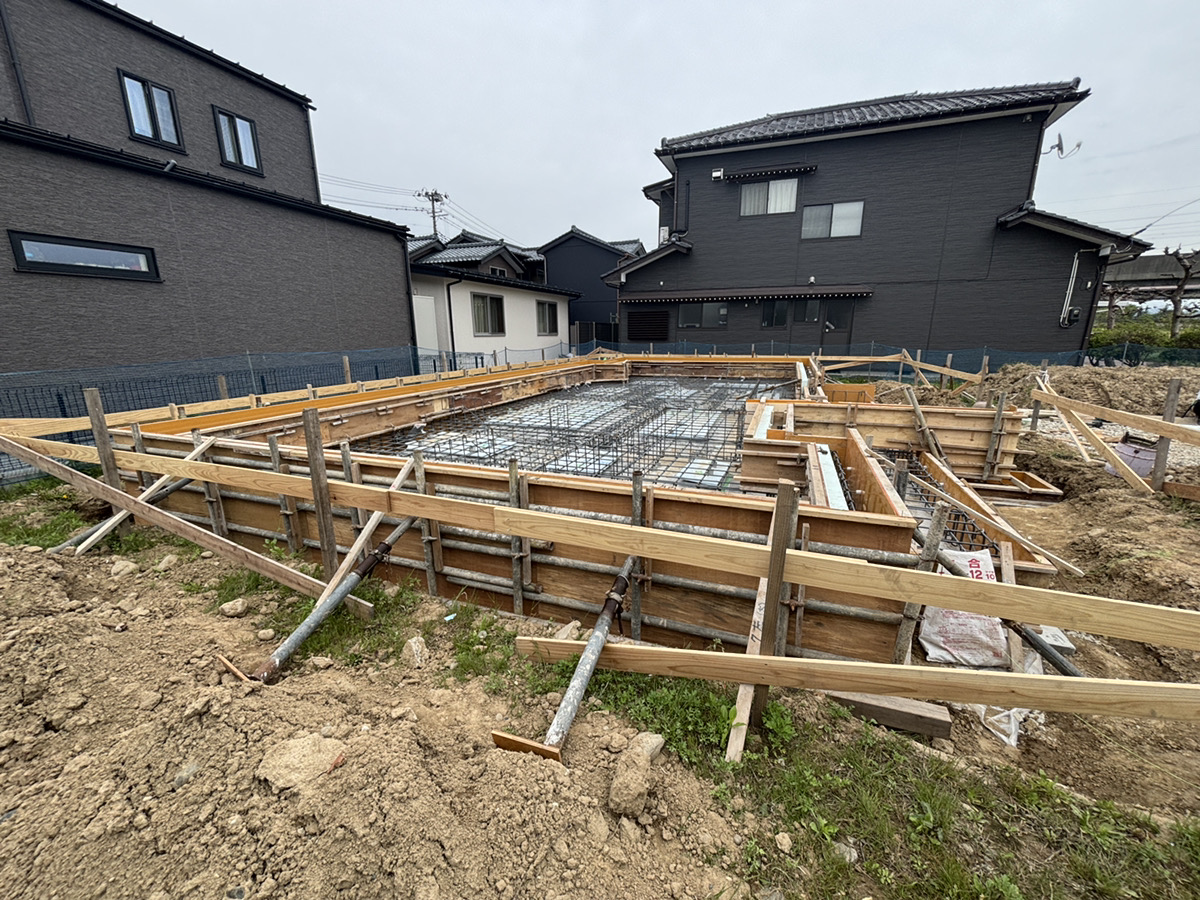 「悠日の家」基礎工事開始