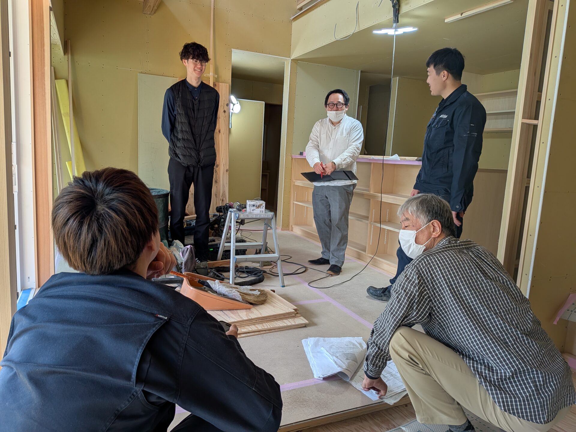 「早通の家」木完検査をしました