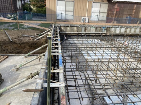 「縁の家」基礎工事