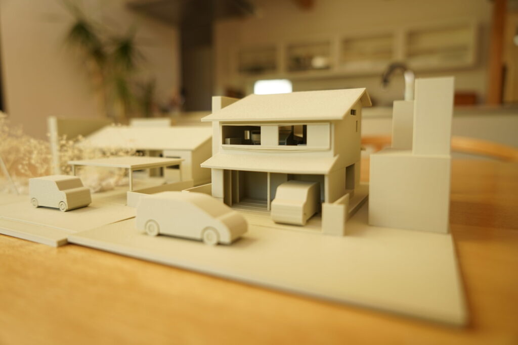 モデルハウス自由見学DAY_建築模型展