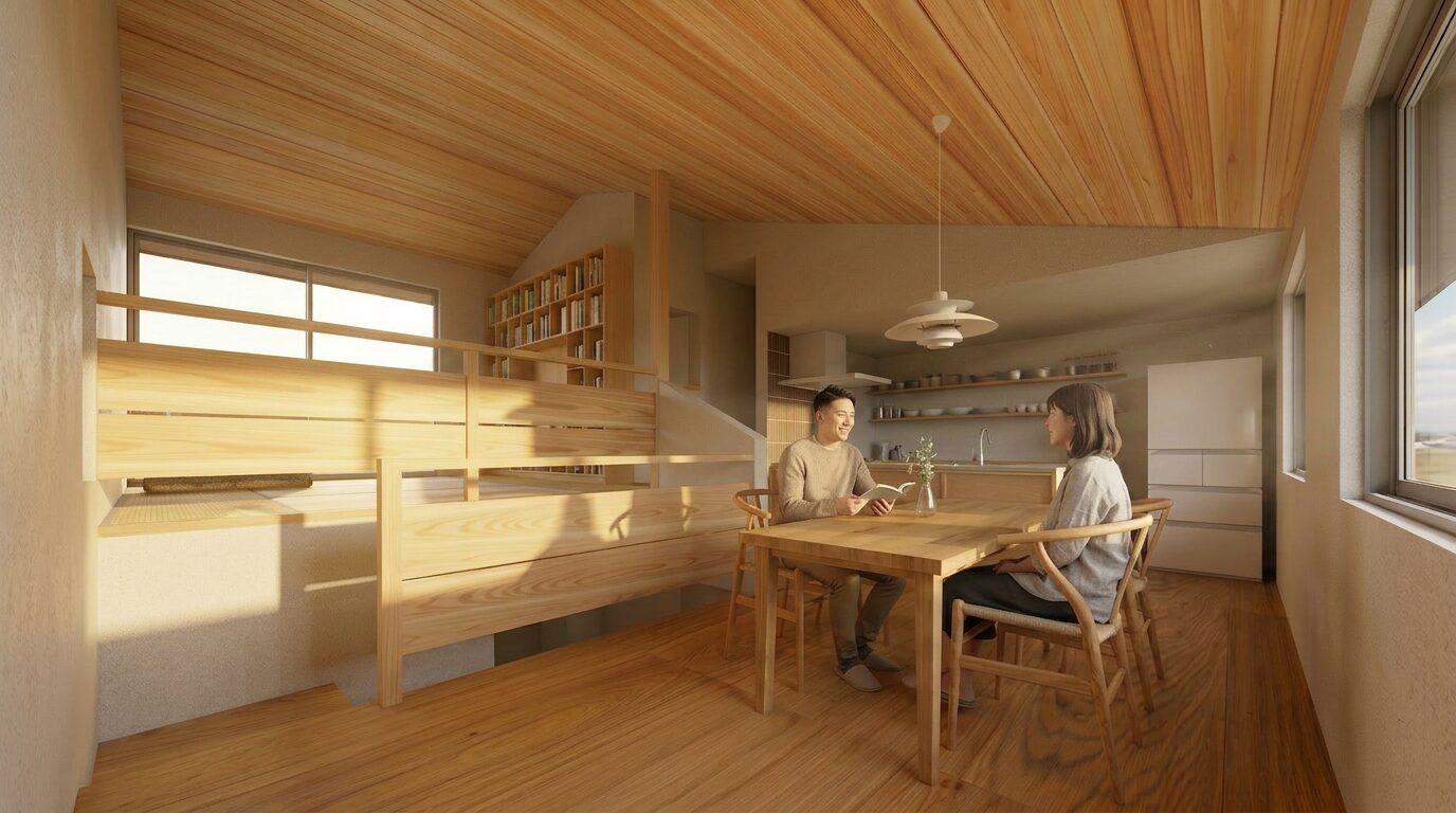 「緩やかのつながる2階リビングの住まい」はじまります